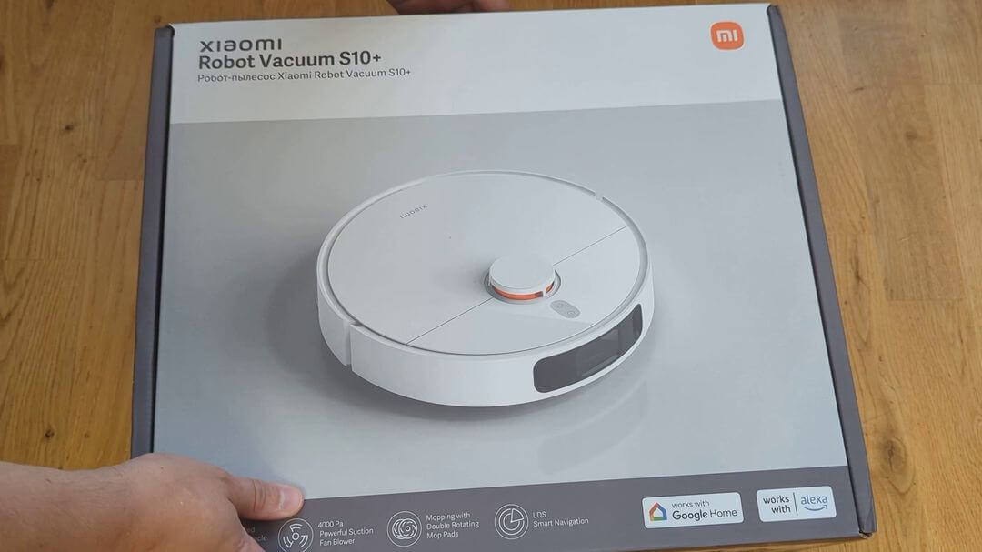 Xiaomi Robot Vacuum S10+, 4000Pa Powerful Suction Fan Blower, Pressure  Mopping with Constant Moisture, Support Customized Cleaning Patterns, 3D